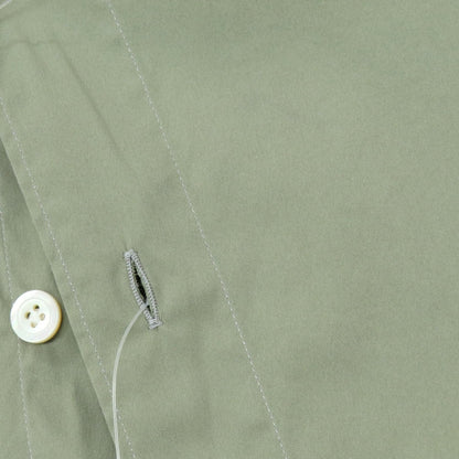 【新品アウトレット】フィナモレ Finamore SERGIO ストレッチコットン カッタウェイシャツ オリーブ【 S 】【 状態ランクN- 】【 メンズ 】