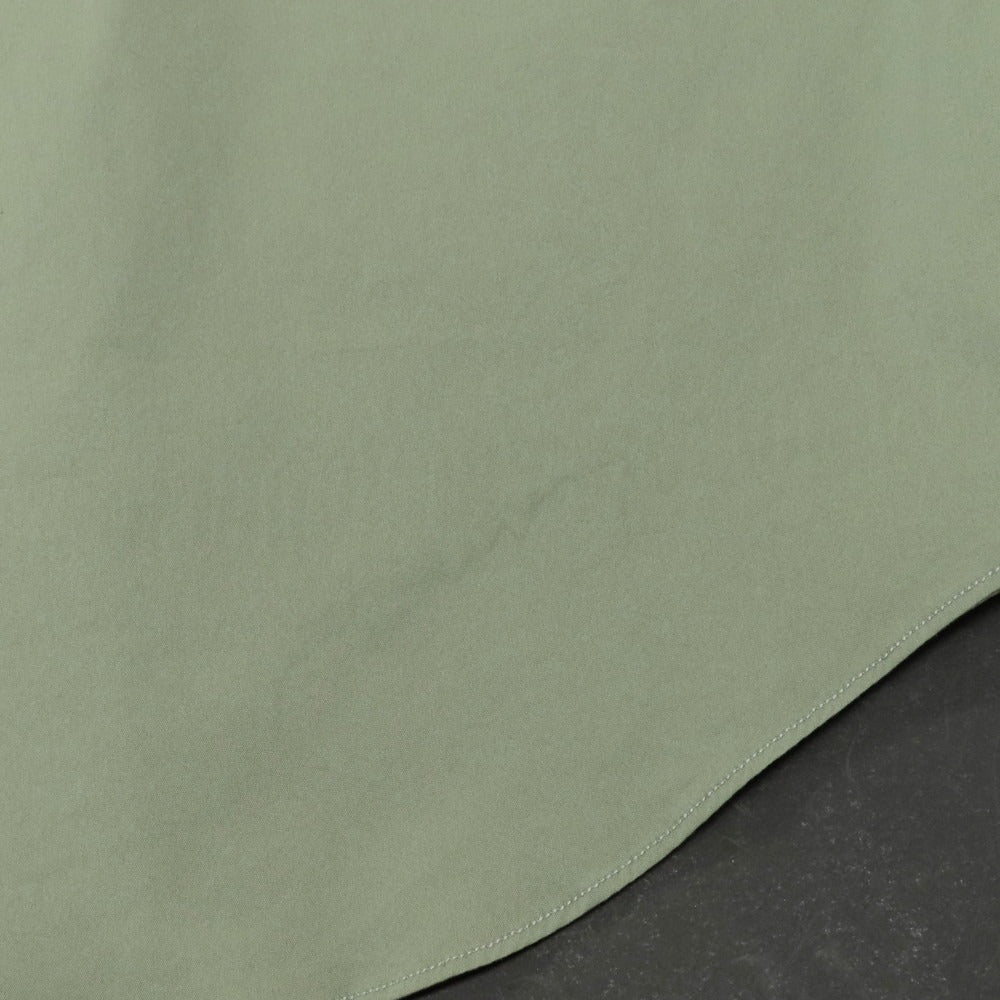 【新品アウトレット】フィナモレ Finamore SERGIO ストレッチコットン カッタウェイシャツ オリーブ【 S 】【 状態ランクN- 】【 メンズ 】