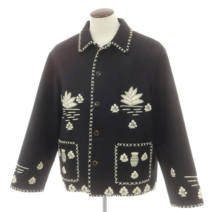 【中古】ボーディ BODE ウール メキシカンジャケット ブラック【 XL/XXL 】【 状態ランクB 】【 メンズ 】