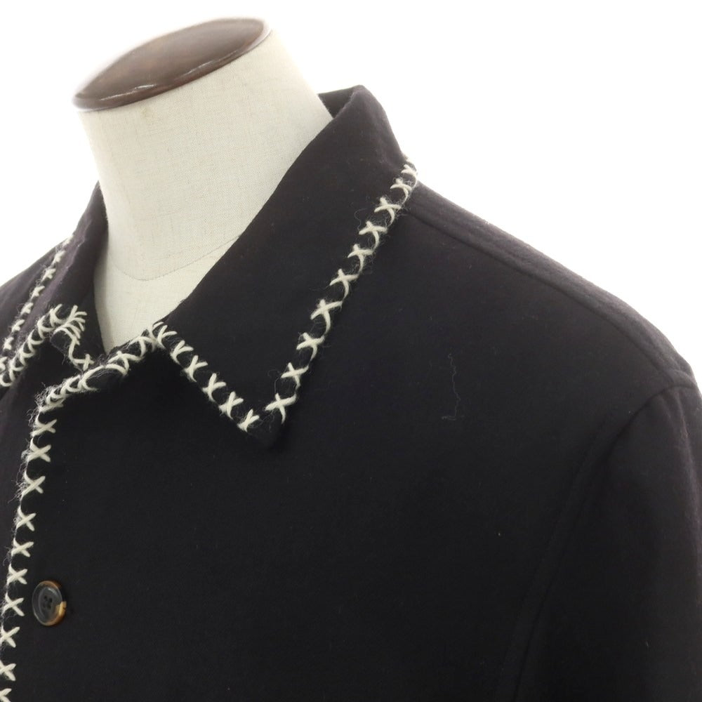 【中古】ボーディ BODE ウール メキシカンジャケット ブラック【 XL/XXL 】【 状態ランクB 】【 メンズ 】