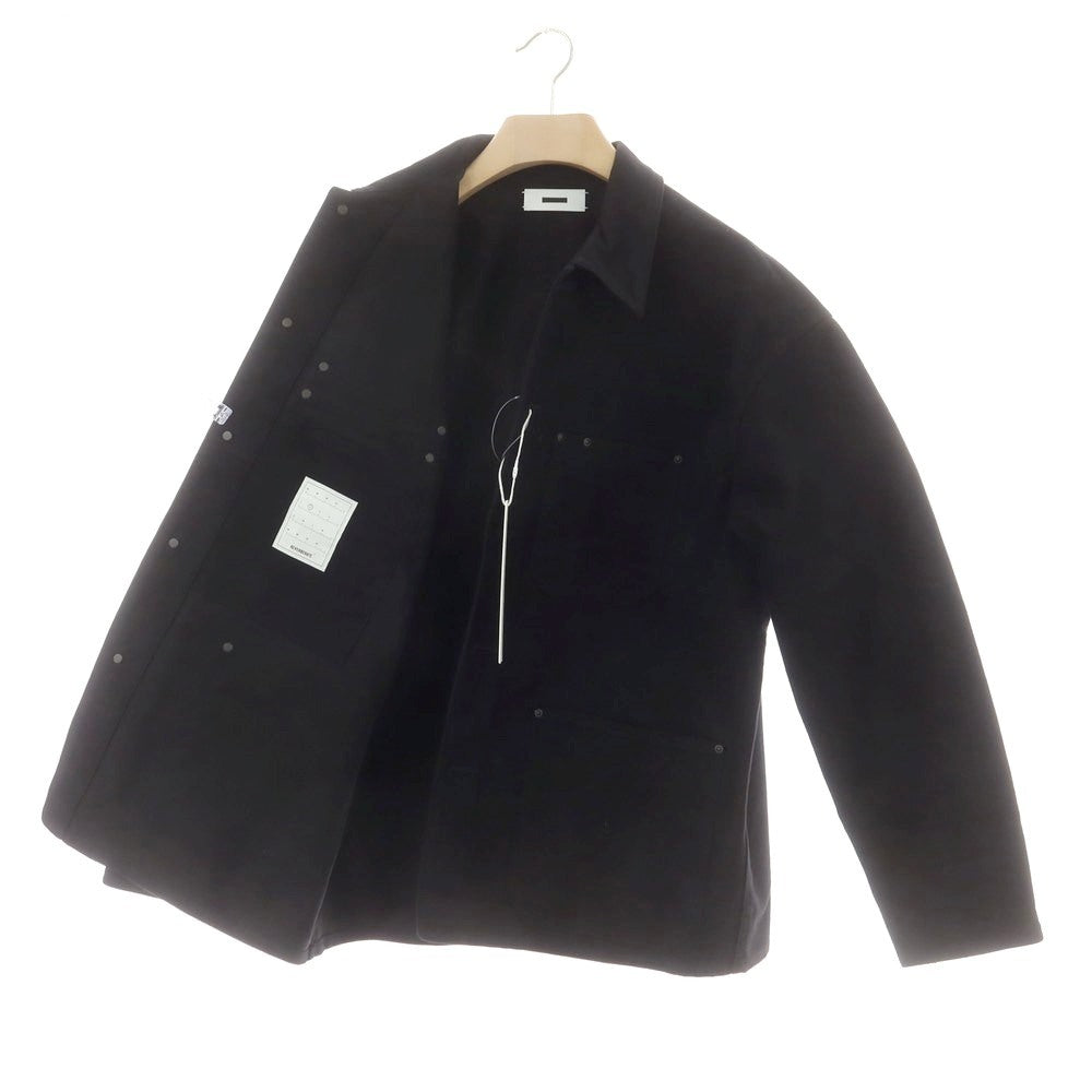 【中古】【未使用】リバーバレイト REVERBERATE 2025年秋冬 コットン カバーオール ブラック【 2 】【 状態ランクS 】【 メンズ 】