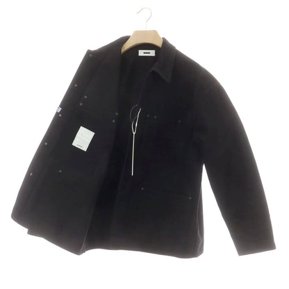 【中古】【未使用】リバーバレイト REVERBERATE 2025年秋冬 コットン カバーオール ブラック【 2 】【 状態ランクS 】【 メンズ 】