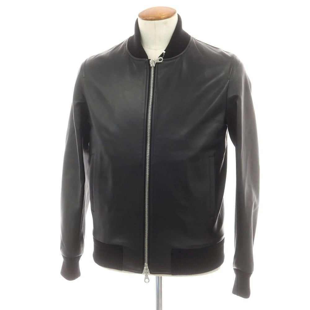 【中古】チンクアンタ Cinquanta ラム レザーブルゾン ブラック【 46 】【 状態ランクA 】【 メンズ 】
