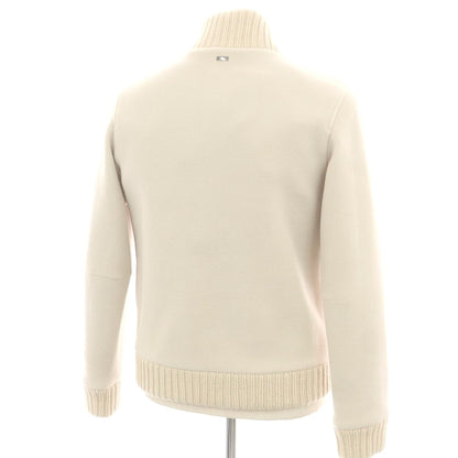 【中古】ヘルノ Herno ウール ヘリンボーン カットパイル スタンドカラー ブルゾン ライトベージュ【 46 】【 状態ランクA 】【 メンズ 】