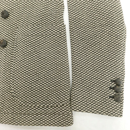 【中古】ザ ジジ THE GIGI ウールコットンジャージー カジュアルジャケット クリームxブラック【 48 】【 状態ランクA 】【 メンズ 】