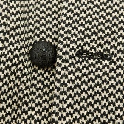 【中古】ザ ジジ THE GIGI ウールコットンジャージー カジュアルジャケット クリームxブラック【 48 】【 状態ランクA 】【 メンズ 】