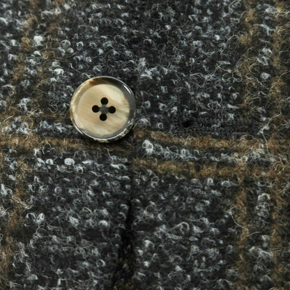 【中古】エルビーエム1911 L.B.M.1911 アクリルウール チェック カジュアルジャケット グレーxブラウン【 48 】【 状態ランクA 】【 メンズ 】