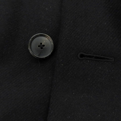 【中古】カルーゾ CARUSO SOVEREIGN別注 ツイルウール ダブルブレストコート ブラック【 表記なし（L位） 】【 状態ランクA 】【 メンズ 】