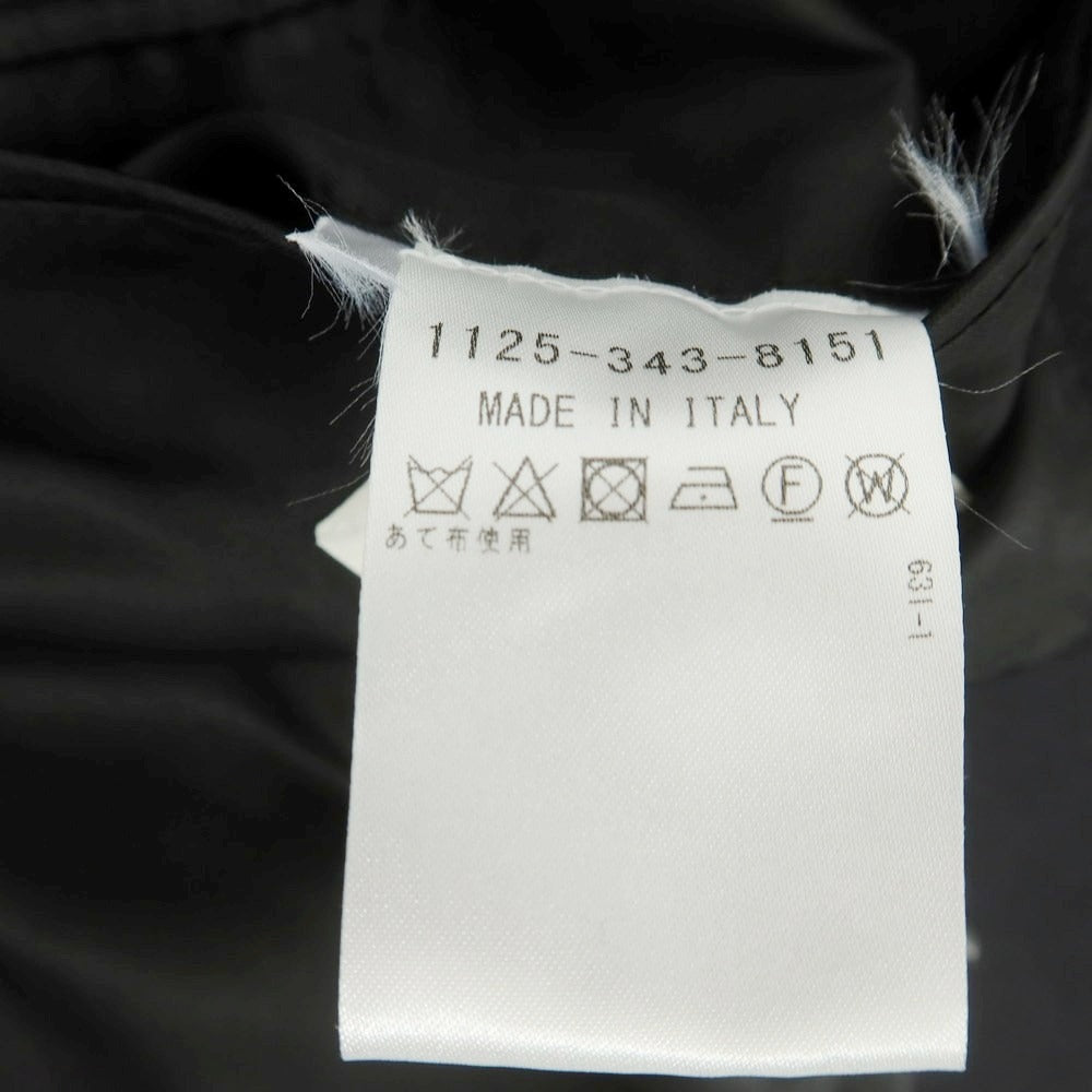 【中古】カルーゾ CARUSO SOVEREIGN別注 ツイルウール ダブルブレストコート ブラック【 表記なし（L位） 】【 状態ランクA 】【 メンズ 】