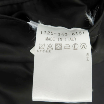 【中古】カルーゾ CARUSO SOVEREIGN別注 ツイルウール ダブルブレストコート ブラック【 表記なし（L位） 】【 状態ランクA 】【 メンズ 】