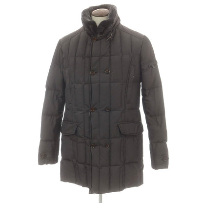 【中古】ムーレー MOORER MORRIS-KM ポリエステル ダウンコート ダークウォームグレー【 54 】【 状態ランクB 】【 メンズ 】