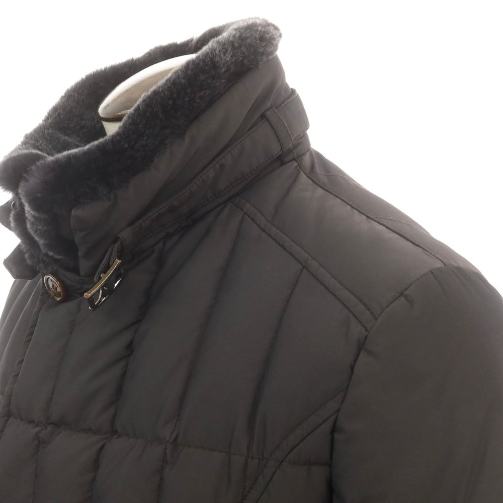 【中古】ムーレー MOORER MORRIS-KM ポリエステル ダウンコート ダークウォームグレー【 54 】【 状態ランクB 】【 メンズ 】