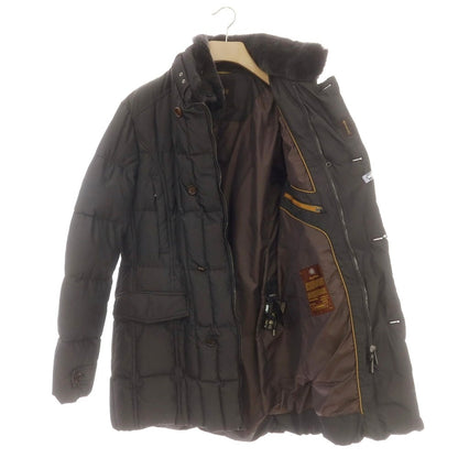 【中古】ムーレー MOORER MORRIS-KM ポリエステル ダウンコート ダークウォームグレー【 54 】【 状態ランクB 】【 メンズ 】