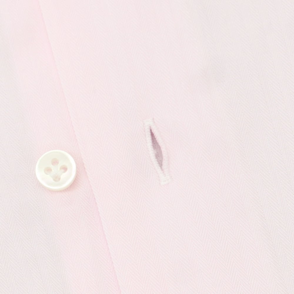 【中古】ボリエッロ BORRIELLO コットン系 ボタンダウン ドレスシャツ ピンク【 37 】【 状態ランクB 】【 メンズ 】