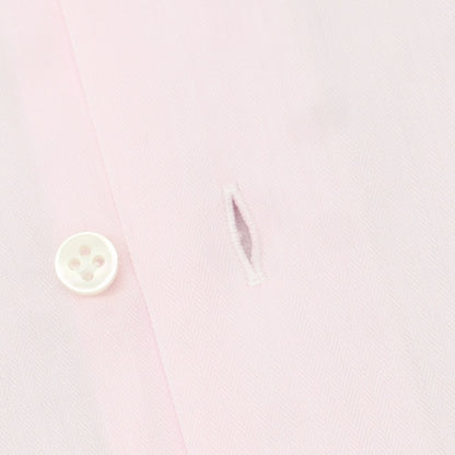 【中古】ボリエッロ BORRIELLO コットン系 ボタンダウン ドレスシャツ ピンク【 37 】【 状態ランクB 】【 メンズ 】