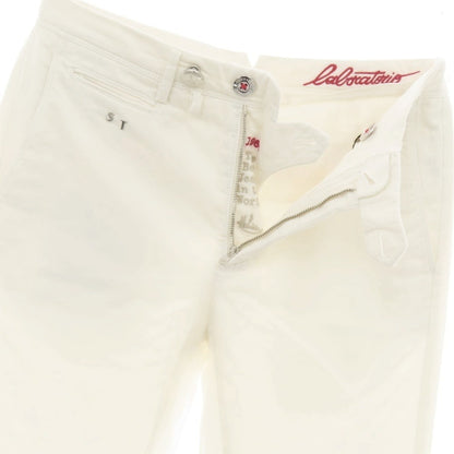 【中古】トラマロッサ Tramarossa ストレッチ コットン カジュアルスラックスパンツ ホワイト【 28 】【 状態ランクB 】【 メンズ 】