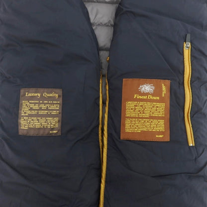 【中古】ムーレー MOORER CALAF-S3 ダブルジップ ダウンベスト ネイビー【 46 】【 状態ランクB 】【 メンズ 】