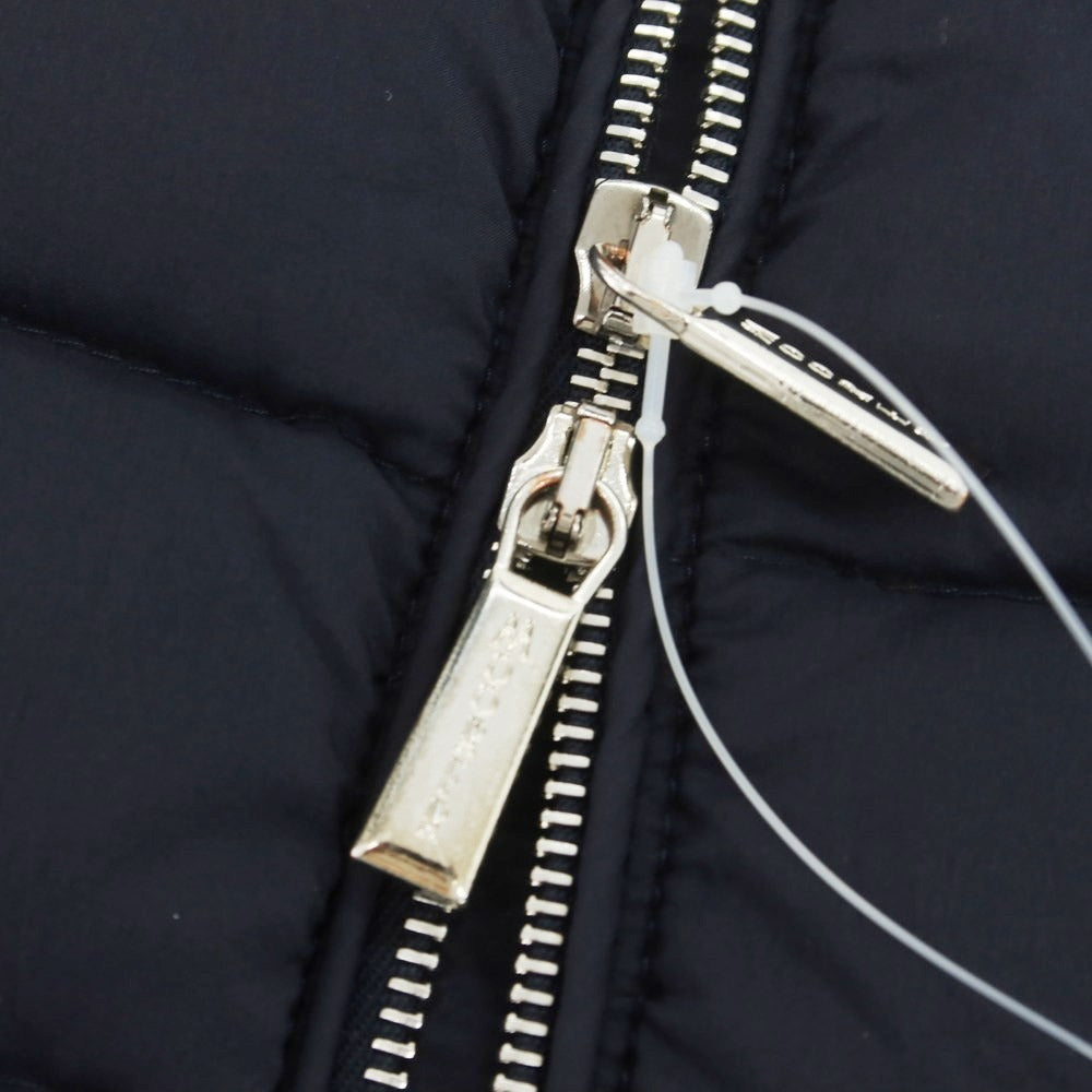 【中古】ムーレー MOORER CALAF-S3 ダブルジップ ダウンベスト ネイビー【 46 】【 状態ランクB 】【 メンズ 】