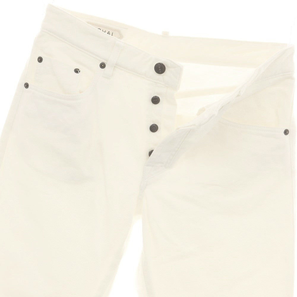 【中古】イカイ YCHAI コットン デニムパンツ ホワイト【 30 】【 状態ランクB 】【 メンズ 】