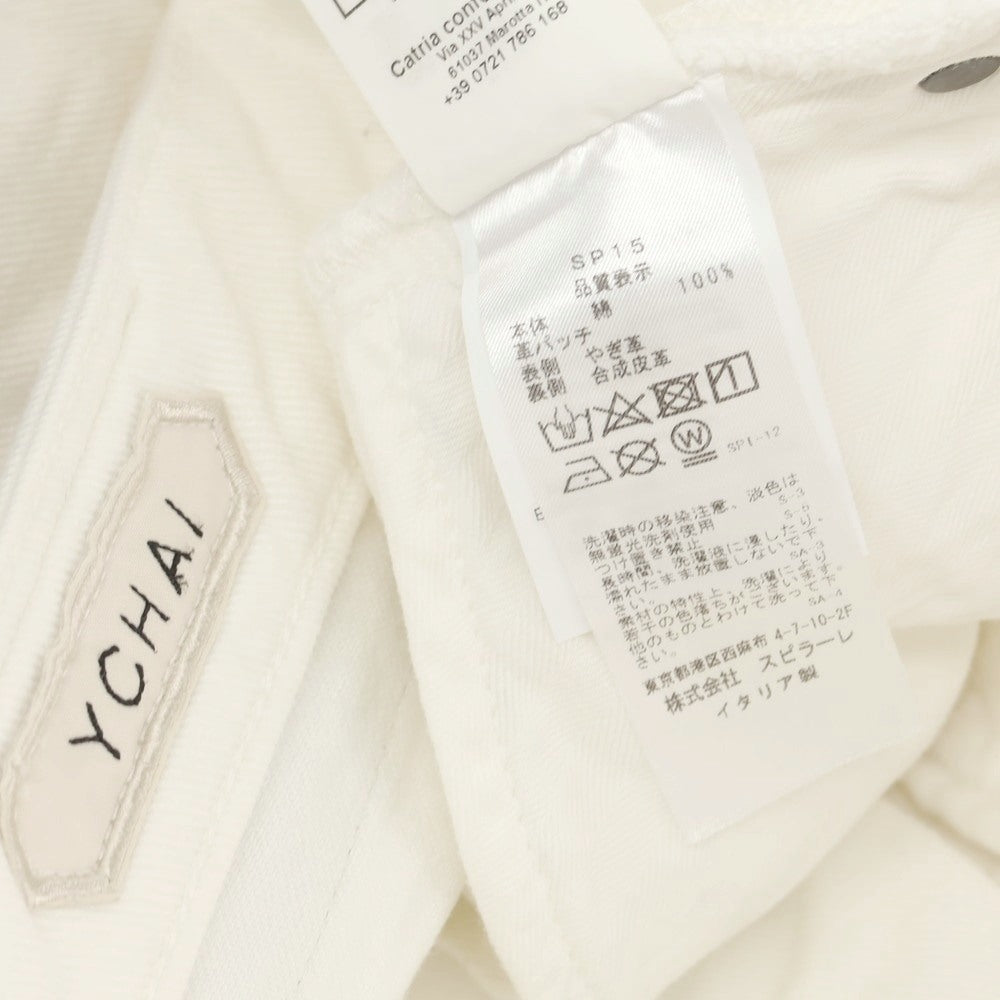 【中古】イカイ YCHAI コットン デニムパンツ ホワイト【 30 】【 状態ランクB 】【 メンズ 】