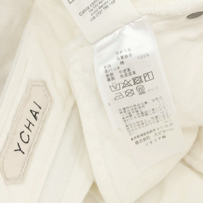 【中古】イカイ YCHAI コットン デニムパンツ ホワイト【 30 】【 状態ランクB 】【 メンズ 】
