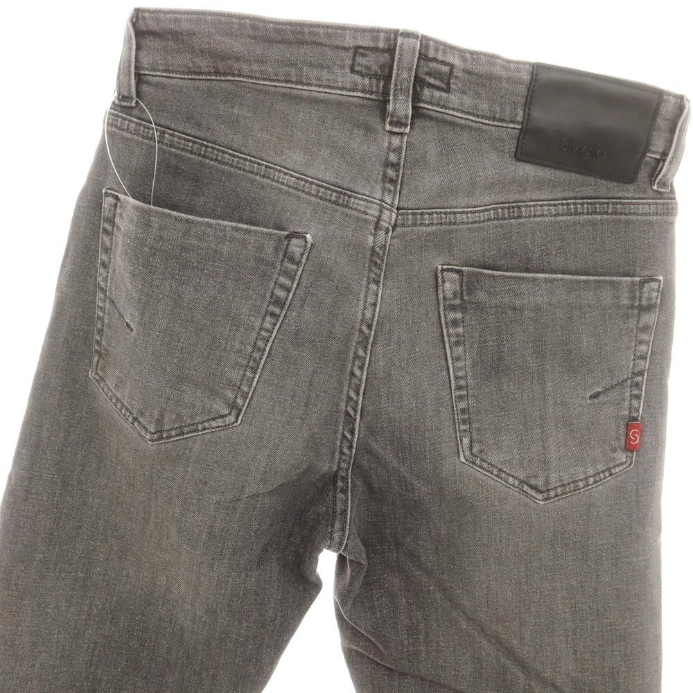 【中古】シビリア SIVIGLIA ストレッチ コットン ジーンズ デニムパンツ グレーブラック【サイズ30】【 状態ランクB 】【 メンズ 】 [CPD]