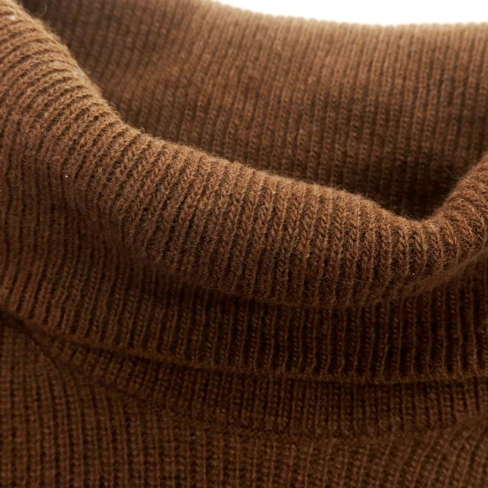 【中古】バフィー BAFY ウール タートルネック プルオーバーニット ブラウン【 46 】【 状態ランクB 】【 メンズ 】