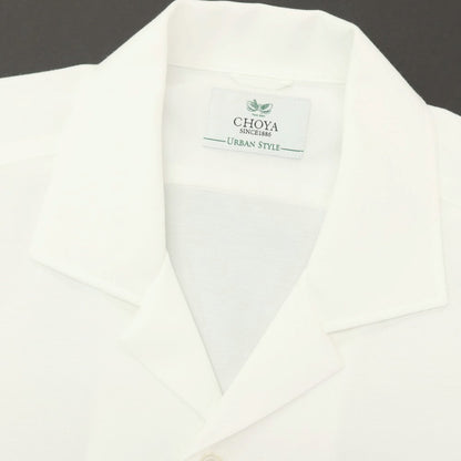 【中古】チョーヤ CHOYA コットンポリエステル 半袖シャツ ホワイト【サイズM】【 状態ランクA 】【 メンズ 】