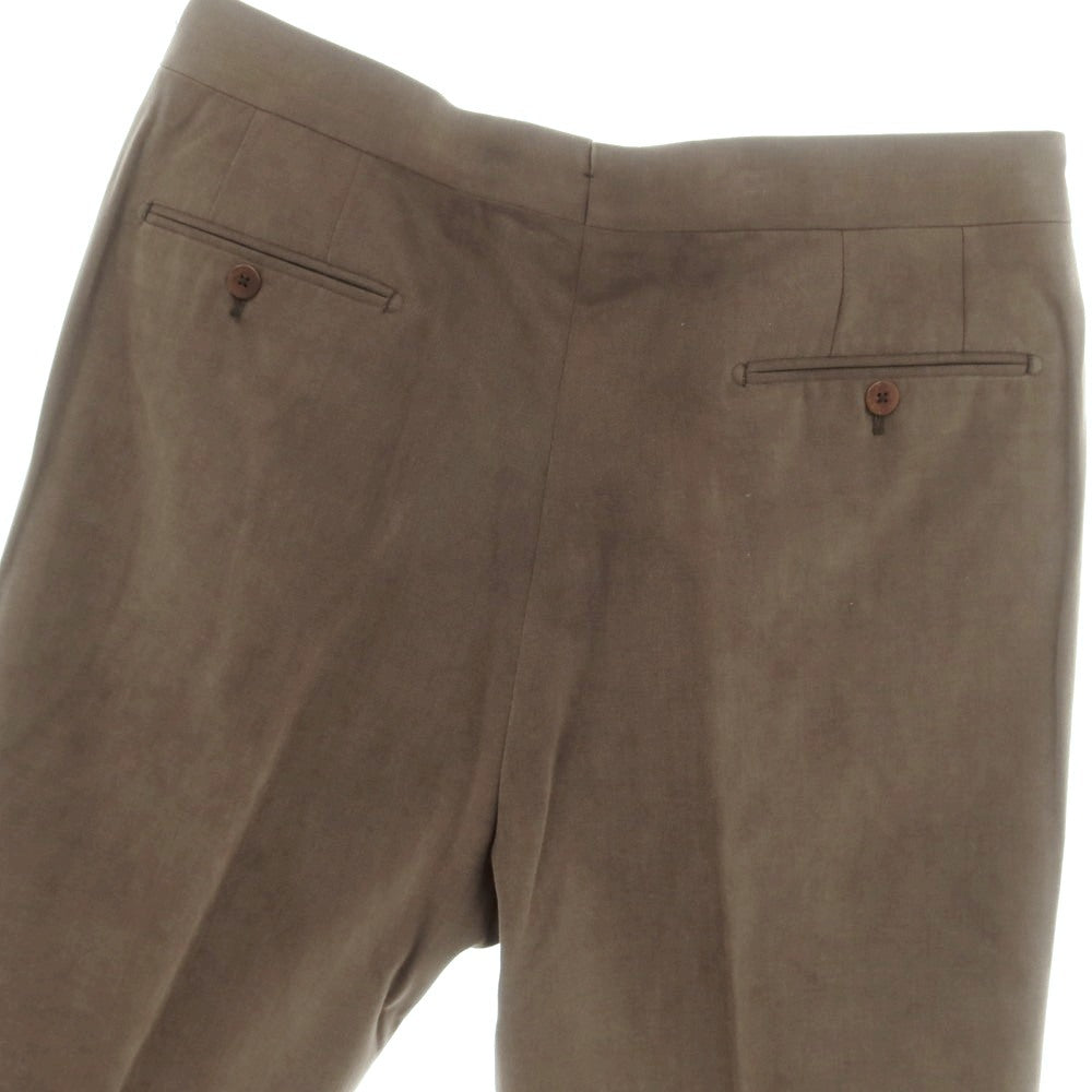 【中古】サルトリア ダルクオーレ Sartoria DAL CUORE コットン カジュアルスラックスパンツ カーキブラウン【 52 】【 状態ランクC 】【 メンズ 】