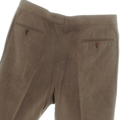 【中古】サルトリア ダルクオーレ Sartoria DAL CUORE コットン カジュアルスラックスパンツ カーキブラウン【 52 】【 状態ランクC 】【 メンズ 】