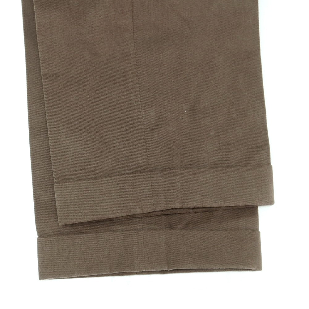 【中古】サルトリア ダルクオーレ Sartoria DAL CUORE コットン カジュアルスラックスパンツ カーキブラウン【 52 】【 状態ランクC 】【 メンズ 】