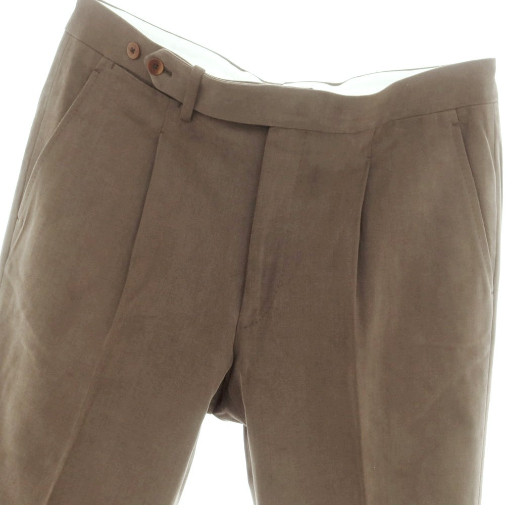 【中古】サルトリア ダルクオーレ Sartoria DAL CUORE コットン カジュアルスラックスパンツ カーキブラウン【 52 】【 状態ランクC 】【 メンズ 】