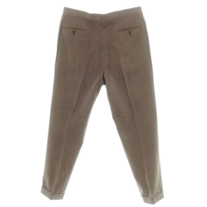 【中古】サルトリア ダルクオーレ Sartoria DAL CUORE コットン カジュアルスラックスパンツ カーキブラウン【 52 】【 状態ランクC 】【 メンズ 】