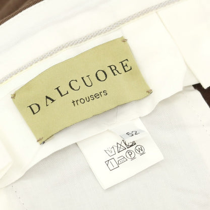 【中古】サルトリア ダルクオーレ Sartoria DAL CUORE コットン カジュアルスラックスパンツ カーキブラウン【 52 】【 状態ランクC 】【 メンズ 】