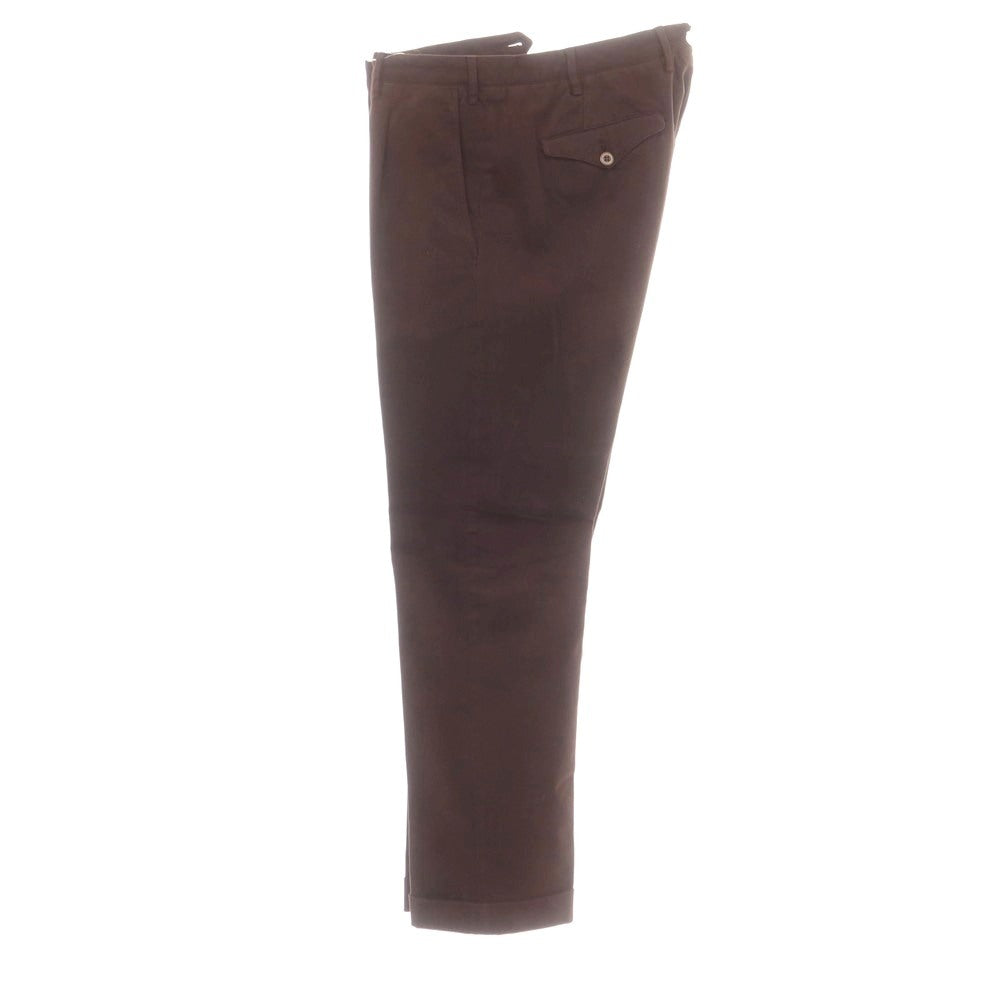 【中古】ザネッラ Zanella ストレッチ コットン カジュアルスラックスパンツ ブラウン【 48 】【 状態ランクB 】【 メンズ 】