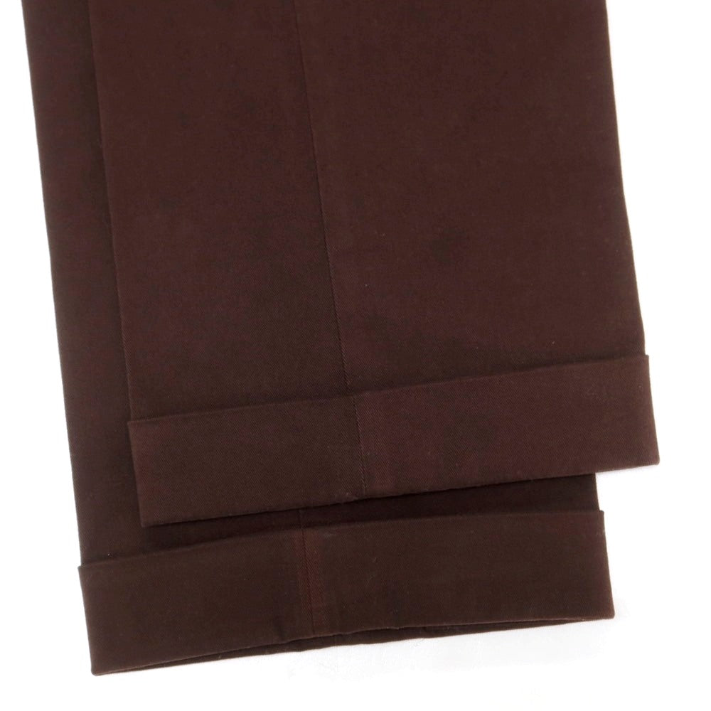 【中古】ザネッラ Zanella ストレッチ コットン カジュアルスラックスパンツ ブラウン【 48 】【 状態ランクB 】【 メンズ 】