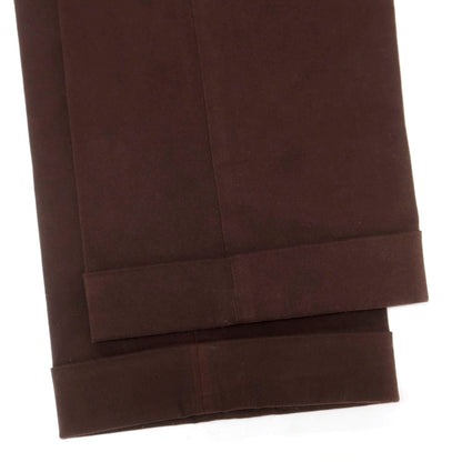 【中古】ザネッラ Zanella ストレッチ コットン カジュアルスラックスパンツ ブラウン【 48 】【 状態ランクB 】【 メンズ 】