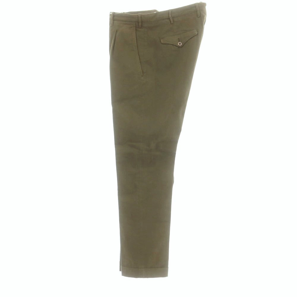 【中古】ザネッラ Zanella ストレッチ コットン カジュアルスラックスパンツ オリーブ【 46 】【 状態ランクB 】【 メンズ 】