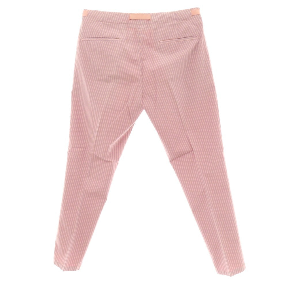 【中古】アントレアミ ENTRE AMIS ストレッチ コットン ストライプ イージースラックスパンツ ピンクxブルー【 32 】【 状態ランクB 】【 メンズ 】