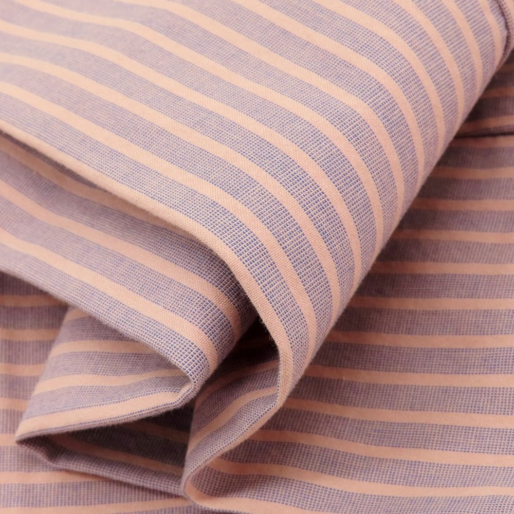 【中古】アントレアミ ENTRE AMIS ストレッチ コットン ストライプ イージースラックスパンツ ピンクxブルー【 32 】【 状態ランクB 】【 メンズ 】