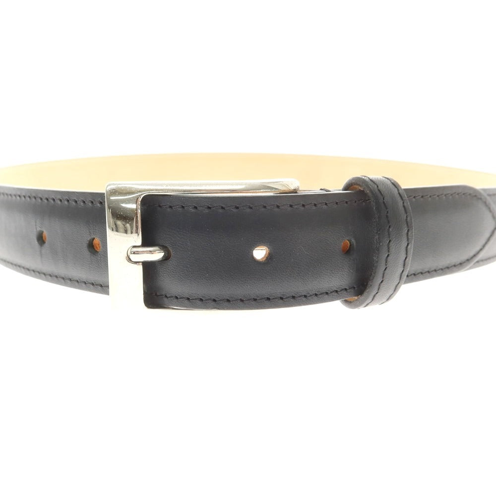【中古】ホワイトハウスコックス Whitehouse Cox レザー ベルト ブラック【 90 】【 状態ランクA 】【 メンズ 】