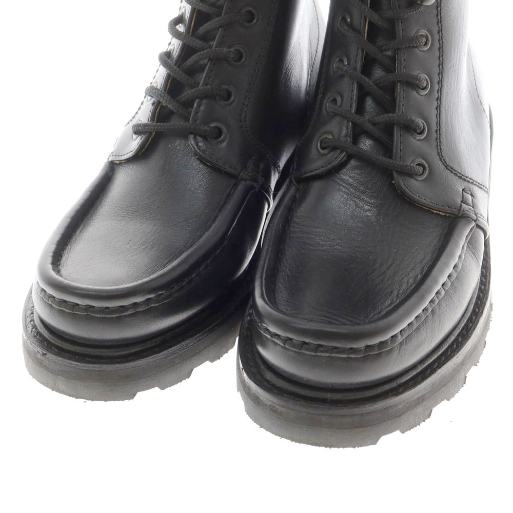 【中古】パラブーツ Paraboot VITTEL2 モカシンブーツ ブラック【 6 1/2 】【 状態ランクB 】【 メンズ 】