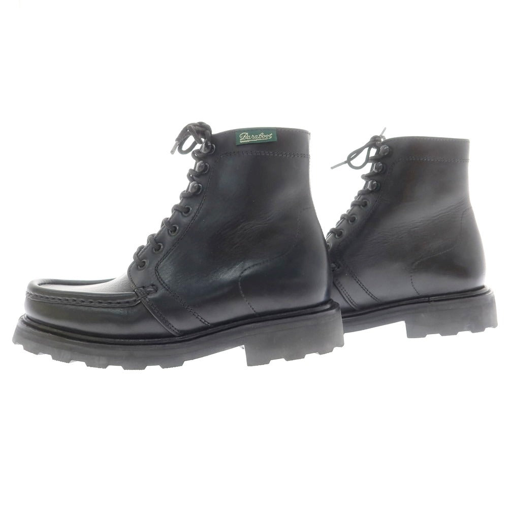 【中古】パラブーツ Paraboot VITTEL2 モカシンブーツ ブラック【 6 1/2 】【 状態ランクB 】【 メンズ 】
