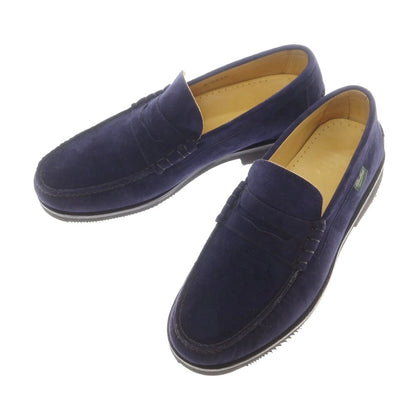 【中古】パラブーツ Paraboot スエード ローファー ネイビー【 6 1/2 】【 状態ランクA 】【 メンズ 】