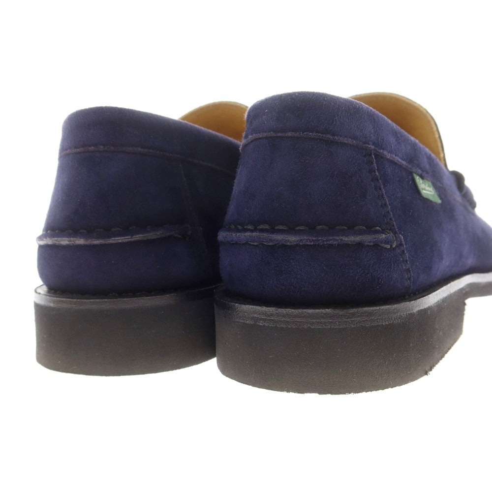 【中古】パラブーツ Paraboot スエード ローファー ネイビー【 6 1/2 】【 状態ランクA 】【 メンズ 】