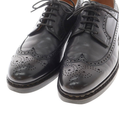 【中古】フォーティーセカンド ロイヤルハイランド 42ND ROYAL HIGHLAND ノルウィージャン製法 ロングウイングチップ ドレスシューズ ブラック【 39 】【 状態ランクB 】【 メンズ 】