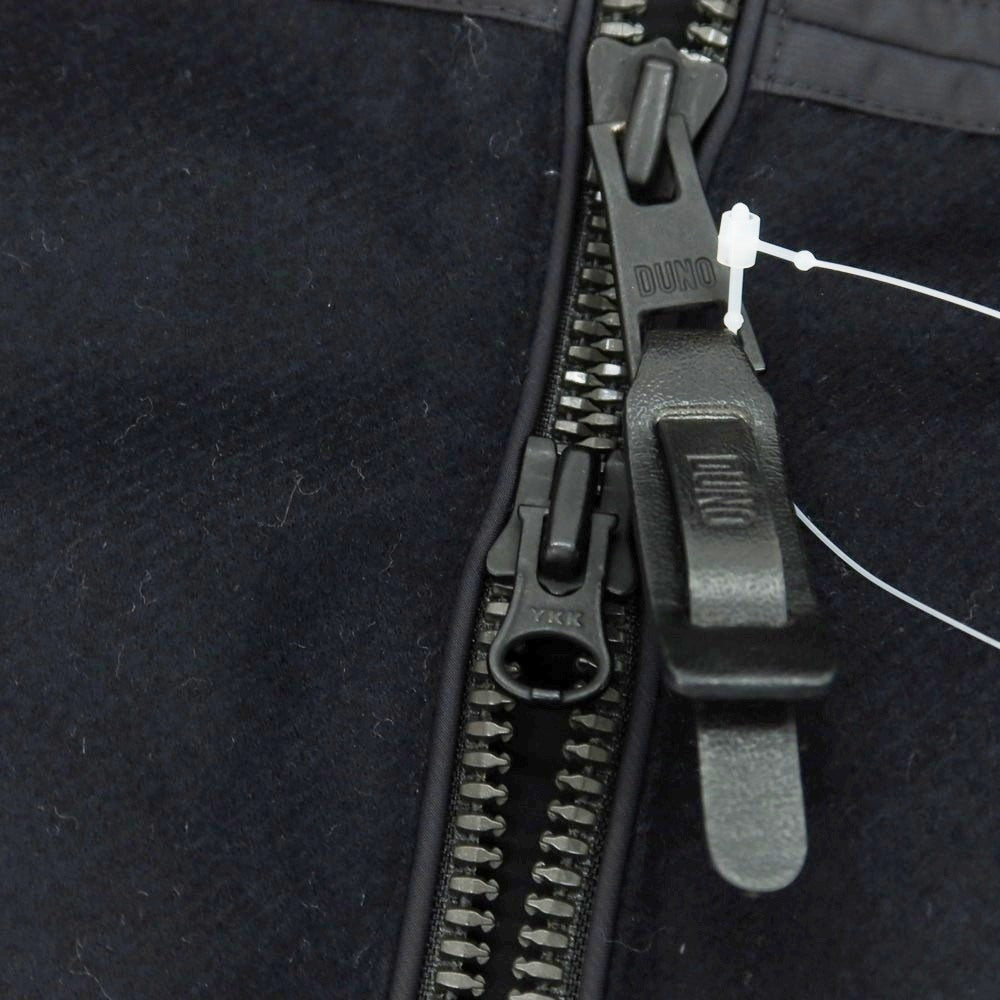 【中古】デュノ DUNO ナイロン×ウール フーデッド ダウンジャケット ブラック【 M 】【 状態ランクB 】【 メンズ 】