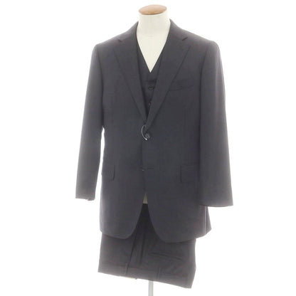 【中古】ポールスチュアート PAUL STUART ウール 2つボタンスーツ ダークグレー【 48L 】【 状態ランクC 】【 メンズ 】