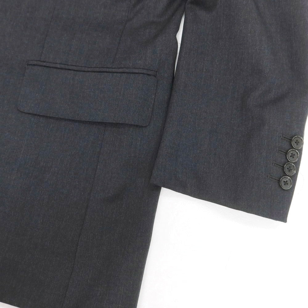 【中古】ポールスチュアート PAUL STUART ウール 2つボタンスーツ ダークグレー【 48L 】【 状態ランクC 】【 メンズ 】