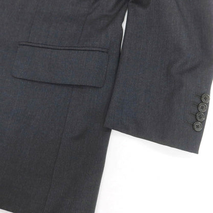 【中古】ポールスチュアート PAUL STUART ウール 2つボタンスーツ ダークグレー【 48L 】【 状態ランクC 】【 メンズ 】